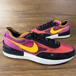 Nike Waffle One ‘Active Fuschia’ Sneakers DA7995-600 Suede Shoes Men’s Size 14